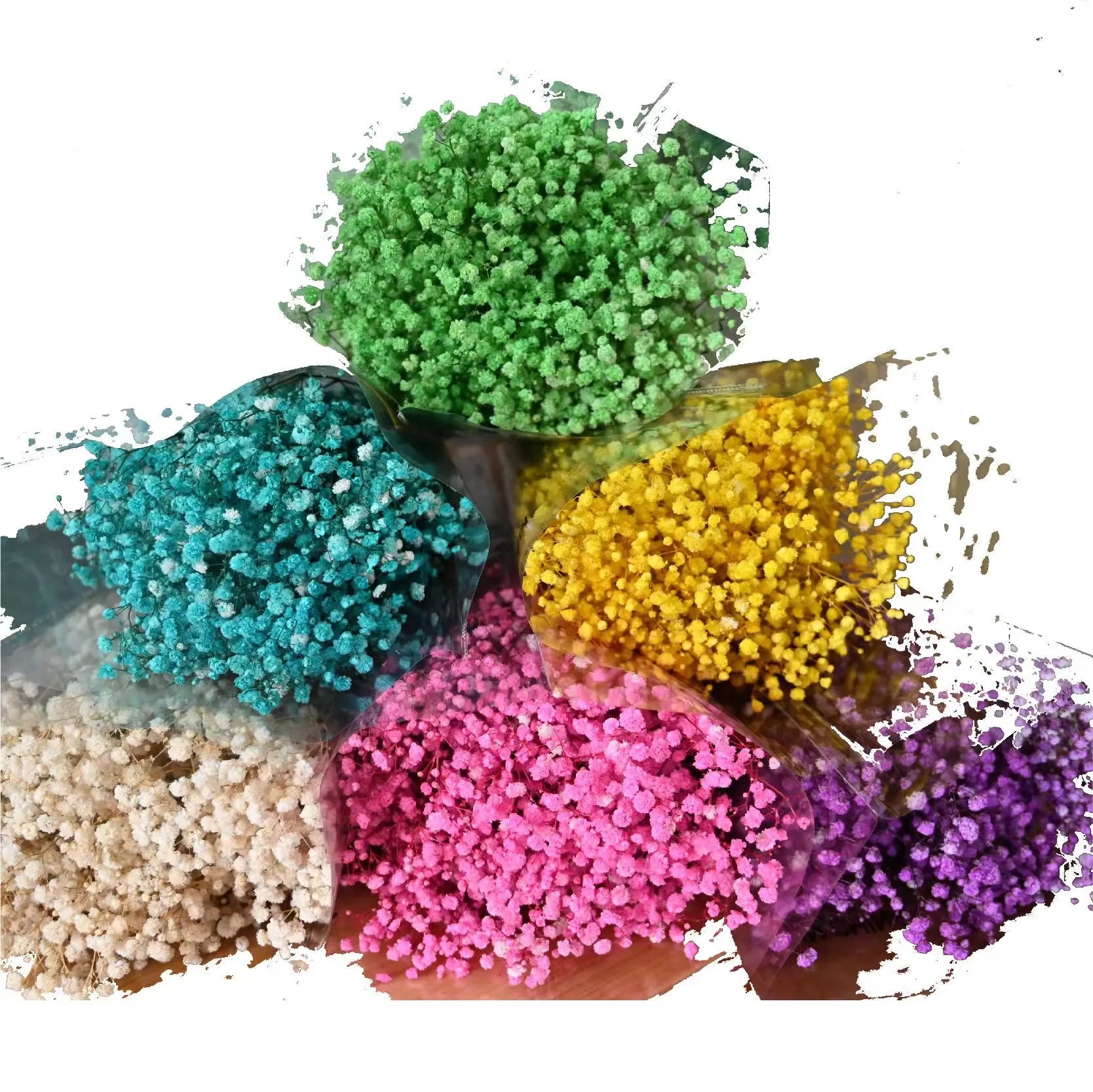 Wedding Supplies Mothers Day Dried Flower Home Decor Dry Plants Bouquet Decor and Plants Bulk Dried Artificial Flowers