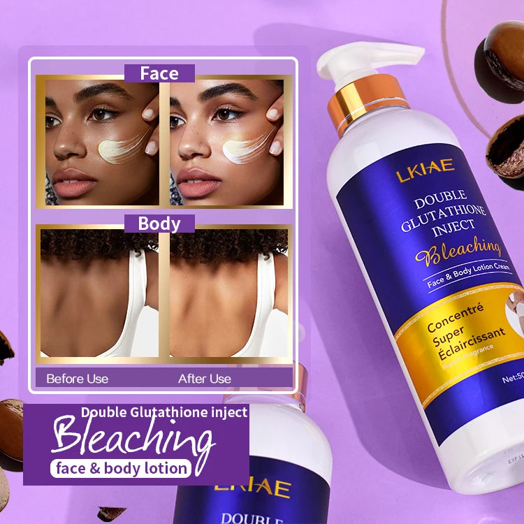 Arbutin Niacinamide Triple Bleaching Face and Body Skin Whitening Lotion for Black Skin
