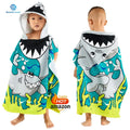 Hot Selling Ultra Breathable Soft Bath Shower Poncho Multi-Use Kids Hooded Towel Woven Technique