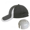 Unisex Safety Bump Cap Baseball Hat Style Reflective Stripes Lightweight Breathable Hard Hat Head Protection Cap
