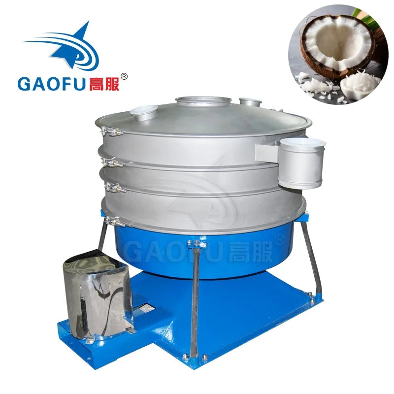 Multi-specification Double Layer Vibrating Sieve Glass Bead Screening Tumbler Vibration Sifter