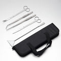 5pcs Set of Aquarium Plant Pruning Planting Kit Scissors with Flat Sand Spatula