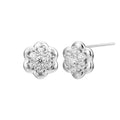 New Best Selling 925 Sterling Silver Clover Flowers Vvs1 Mosangshi Ladies Earrings Wholesale with GRA Certificate.