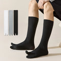 Hot selling good quality Men's seasons comfortable breathable long tube 2 toes stockings absorb sweat casual slipper socks