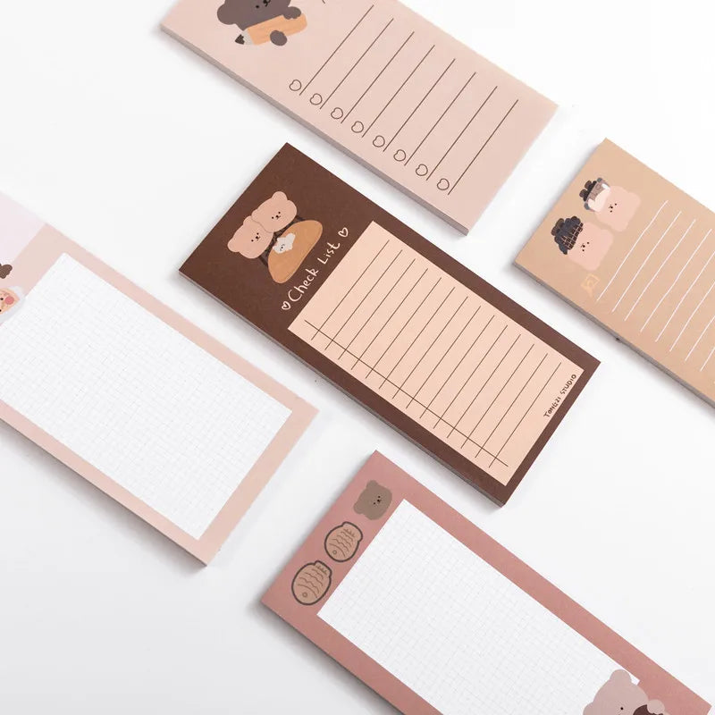 Promotional Office Supplies Stationery 50 Sheets Kawaii Printing Memo Pad Notepad