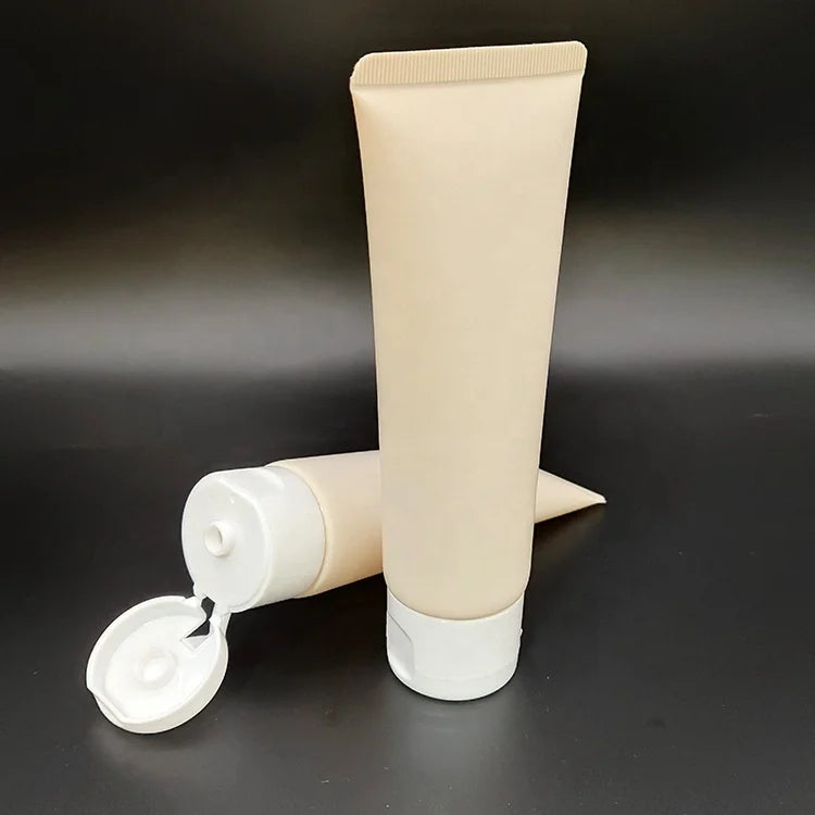 8mm Big Mouth Soft Plastic Tube 100ml Capacity Cosmetic Packaging Container with Flip Top Cap MegaBDM