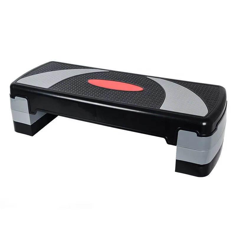 Fitness Equipment Adjustable Aerobic Stepper 3-Level PVC Construction 150kg Max User Weight Home Gym Exercise Board