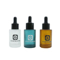 Cosmetic Dropper Bottle 30ml Flat Shoulder Essential Oil Hair Oil Glass Serum Dropper Bottles