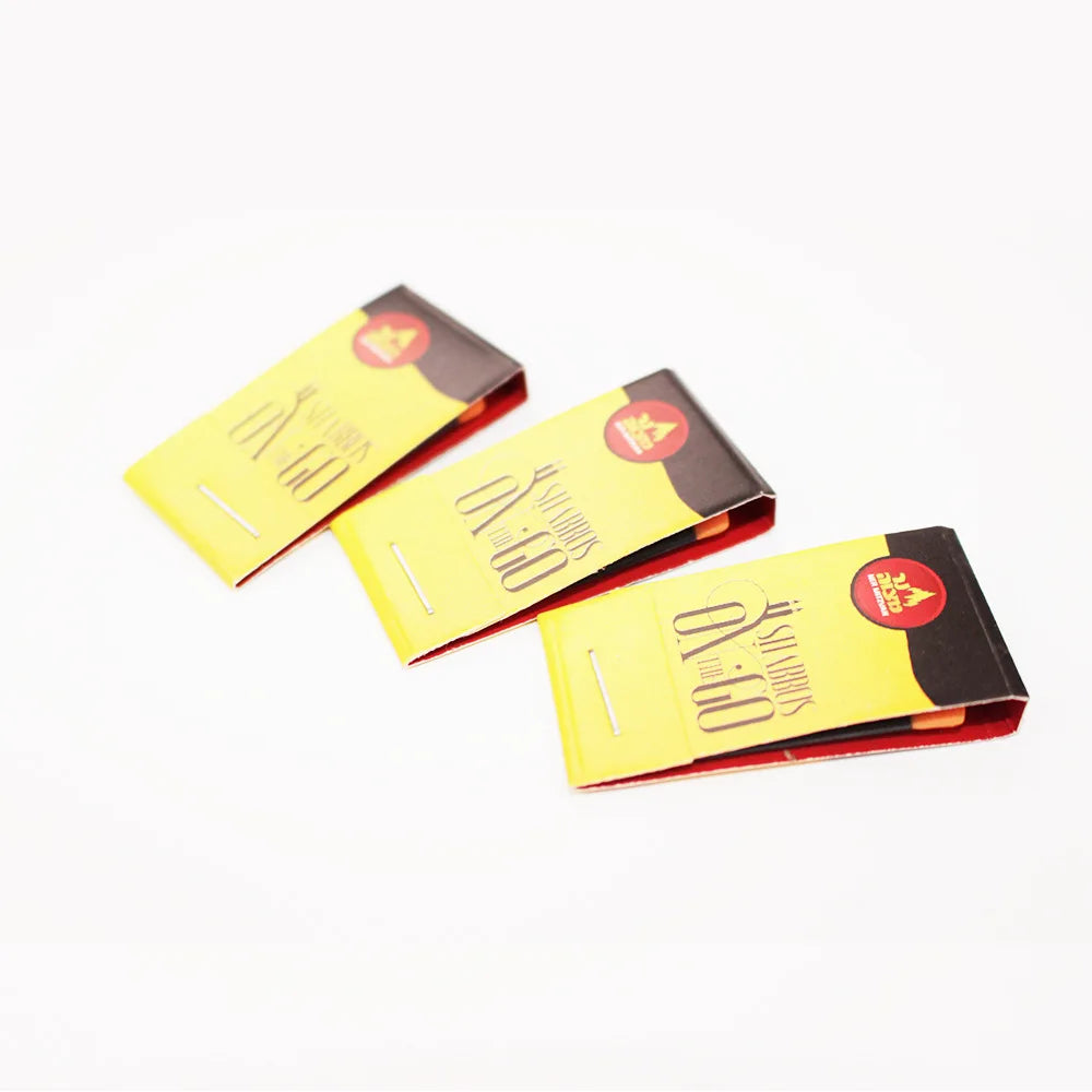 Manufacturer Advertising logo Printing Craft Personality Vintage bar Export Wood Chip Bookmark Custom Safety Eco-Friendly Match