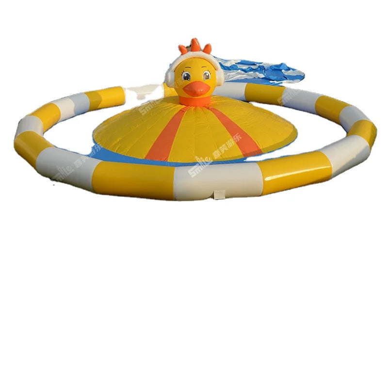 Yellow Duck Inflatable Pool Aquapark Swimming Pool Commercial Water World Inflatable Equipment