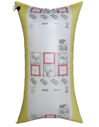 High Strength Reusable 90*180 cm Kraft Paper & PP Woven Dunnage Air Bag for Container Application