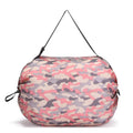 High Quality Reusable Waterproof Polyester Women Weekend Large Capacity Foldable Travel Shopping Bag Lightweight Folding
