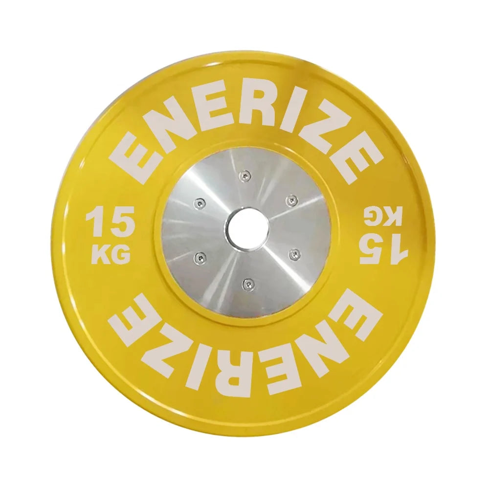 Fitness Competition Bumper Plates Weight Lifting Barbell Color Rubber Bumper Plate
