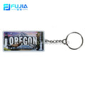 Custom USA  Souvenir Embossed Metal Aluminum License Plate  Key chain