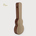 WC14-LP1 LP Electric Guitar Hard Case with Tweed & Plywood Lining Customizable Portable Performance Case for Guitar/Bass/Ukulele