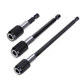 3pcs Quick Release 1/4 Hex Shank Steel Drill Bit Magnetic Screwdriver Extension Customized OEM Magnetic Screwdriver Bits