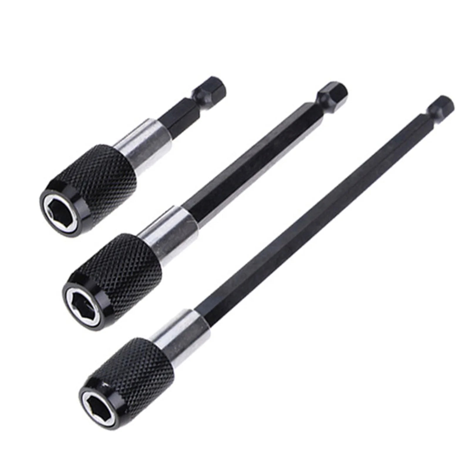 3pcs Quick Release 1/4 Hex Shank Steel Drill Bit Magnetic Screwdriver Extension Customized OEM Magnetic Screwdriver Bits