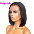 13*4 5*5 4x4 Frontal Bone Straight Human Hair Wigs Vendor Half Hand Tied Made Short Bob HD Lace Front Virgin Brazilian Hair Wig