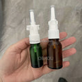 Hot Sale Cosmetic Chemical Essential Beard Oil Glass Bottles All Sizes 5ml 10ml 30ml 50ml in Amber Nasal Spray Clear Packaging