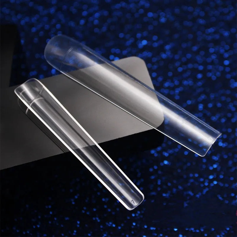 Custom XXXL Straight Square Nails Clear Natural Half Cover XXL 3xl 4xl Acrylic square Nail Tips