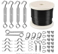 Metal Hardware Backyard Lighting Accessories Outdoor String Light Hanging Kit Globe String Light Suspension Kit