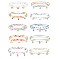 Women Belly Beads for Waist Colorful African Waist Beads Chains Layered Elastic Summer Beach Bikini Body Jewelry