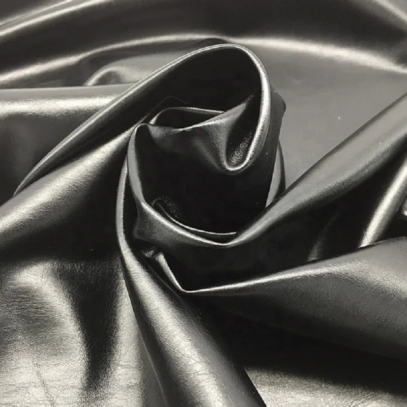 PFAS FREE Customized Waterproof Black PU Leather Bondage Leather Skirt Garment