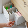 SHIMOYAMA White Magazine File Holders Storage Boxes for Home Office