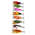 Wholesale KC006 6cm 12.5g Artificial Hard Plastic Insect Baits Double Spoons Cicada Bee Shape Fishing Lures