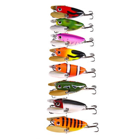 Wholesale KC006 6cm 12.5g Artificial Hard Plastic Insect Baits Double Spoons Cicada Bee Shape Fishing Lures