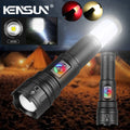 Helius P360 Rotating Telescopic Tail Cob Camping Lantern Rechargeable USB-Chargeable Waterproof LED Tactical Flashlight 1000+