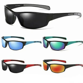 Outdoor Sports Cycling Sunglasses UV400 Protection Square Frame Windproof Glasses Running Fishing Cycling Road Bicycle Eyewear