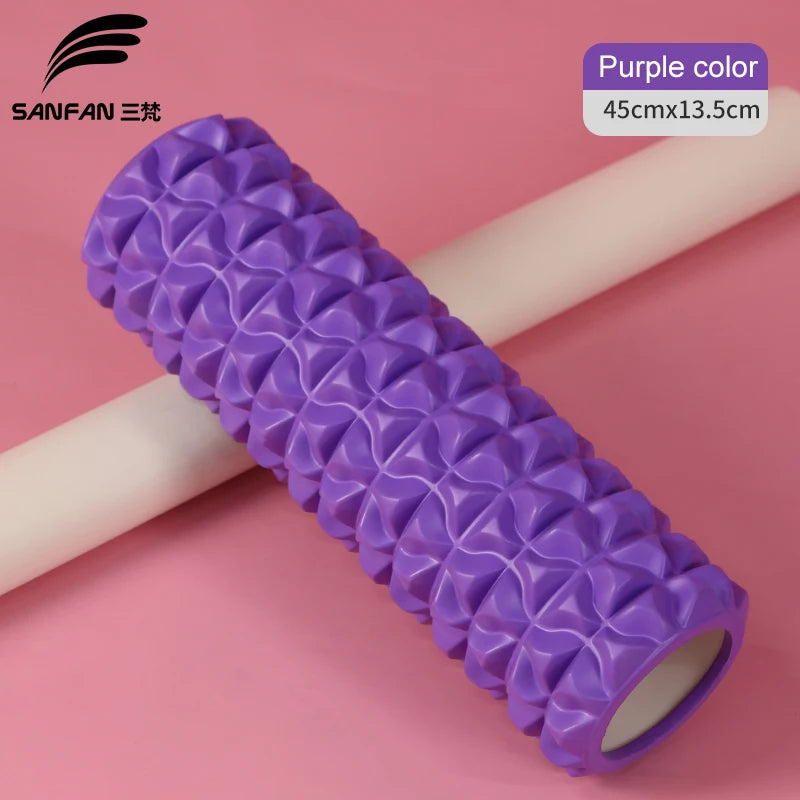 Factory Wholesale Pilates Exercise Customize Fitness Foot Massage Roller Muscle Relax Roller Massager Yoga Roller