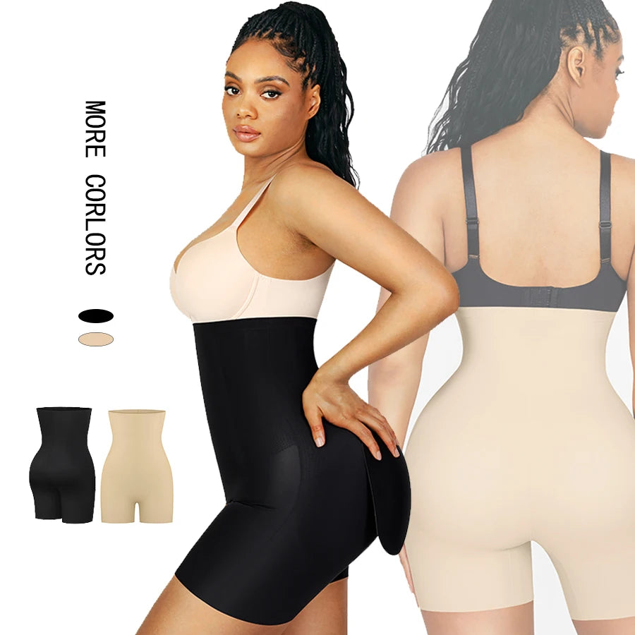 Private Label High Waist Slimming Tummy Trimmer Body Shaper Pants Plus Size Seamless Women'S Underwear