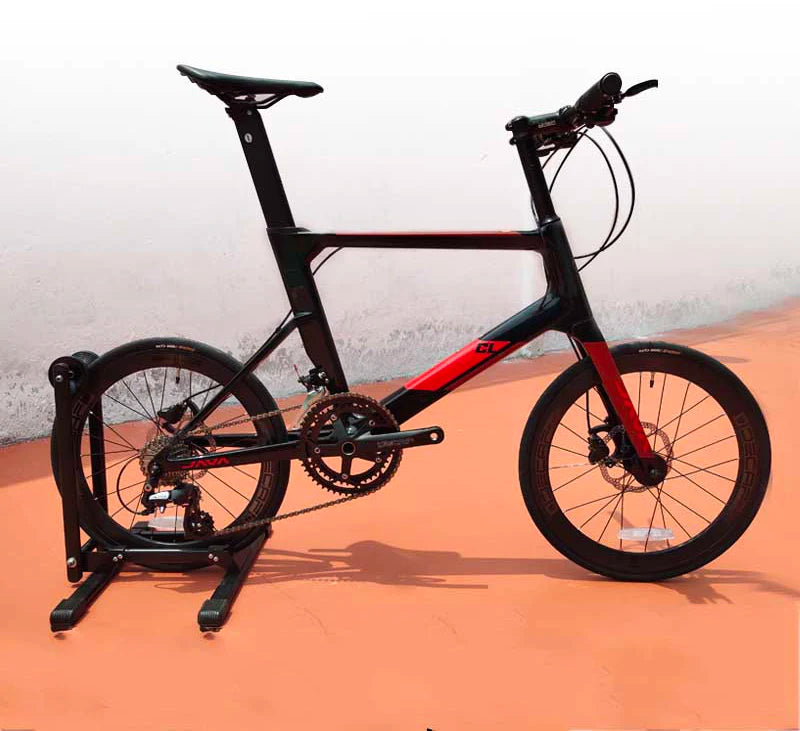 New Java CL CB Carbon Fiber Frame Adults BMX Road Bike With Hydraulic Disc Brake Lightweight City Bicycle 451-28C Wheels