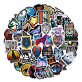 China Factory Custom Hologram Waterproof Self Adhesive Full Color Glossy/Matte Finish Die Cut Vinyl Stickers Custom Company Logo