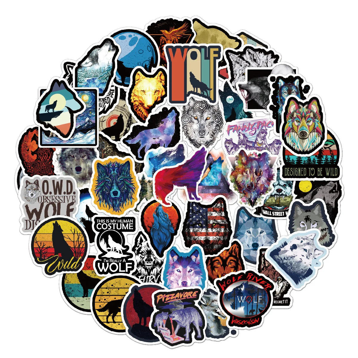 China Factory Custom Hologram Waterproof Self Adhesive Full Color Glossy/Matte Finish Die Cut Vinyl Stickers Custom Company Logo