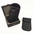 Faraday Bag Set for Car Keys Signal Blocker 2-Pack Carbon Fiber Fashion RFID Protection