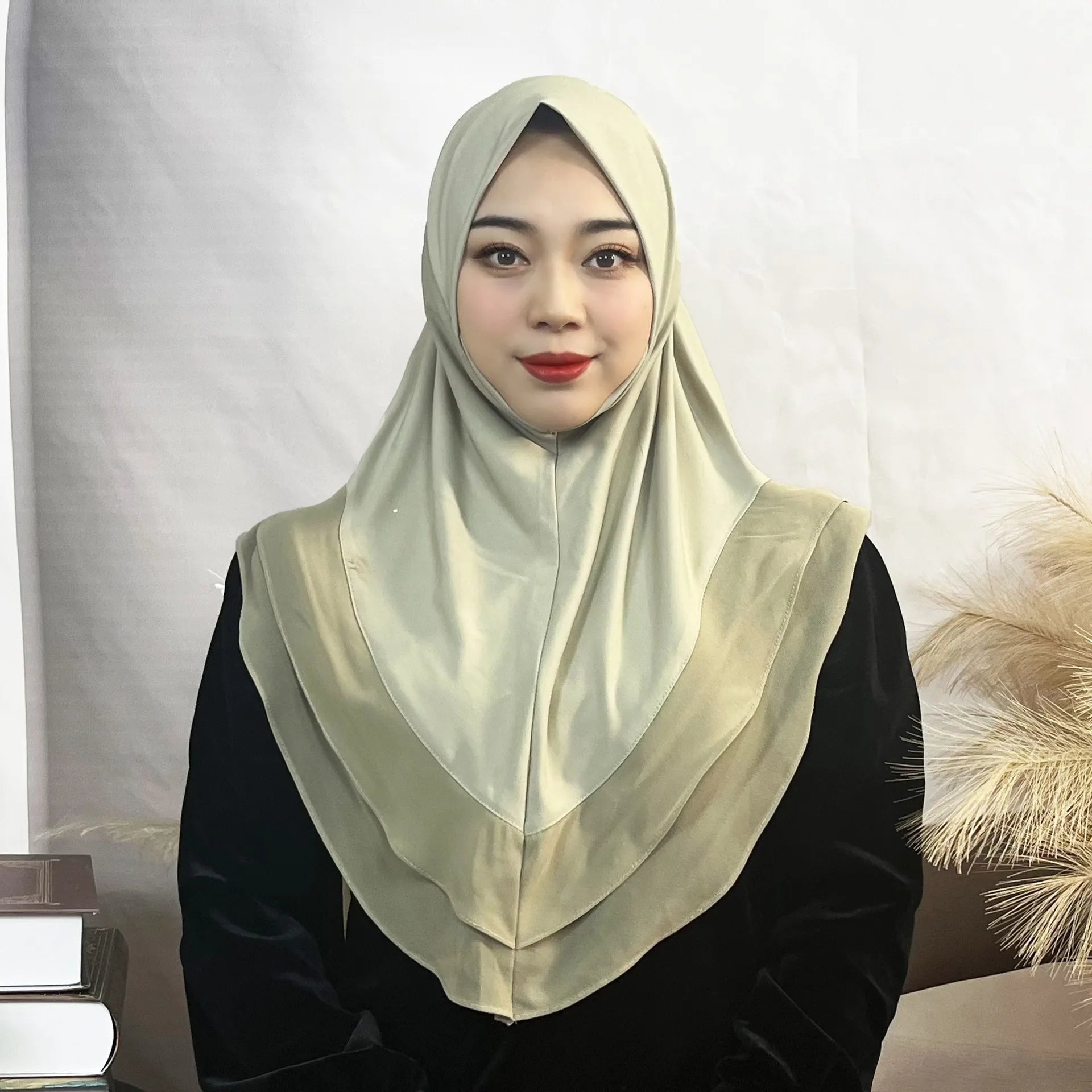 Wholesale Voile Soie De Medine Veils for Accessoire Bonnet Solid Color Hijab Muslim Ladies Styles