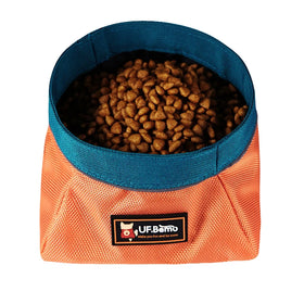 Wholesale Waterproof Polyester Collapsible Dog Travel Bowl Portable Outdoor Pet Water Feeder