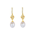 PAG&MAG Wholesale Designer Inspired Women Gold Vermeil Earrings Jewelry Freshwater