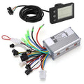 Motor Brushless Controller 36V 48V 350W Waterproof Electric Bicycle Scooter Brushless Controller Kit with LCD Display Meter