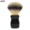 Synthetic Nylon Knot Wet Shaving Brush Acrylic Handle Bright Black Bowl with Face Shaving Badger Hair Salon Use Beard Care