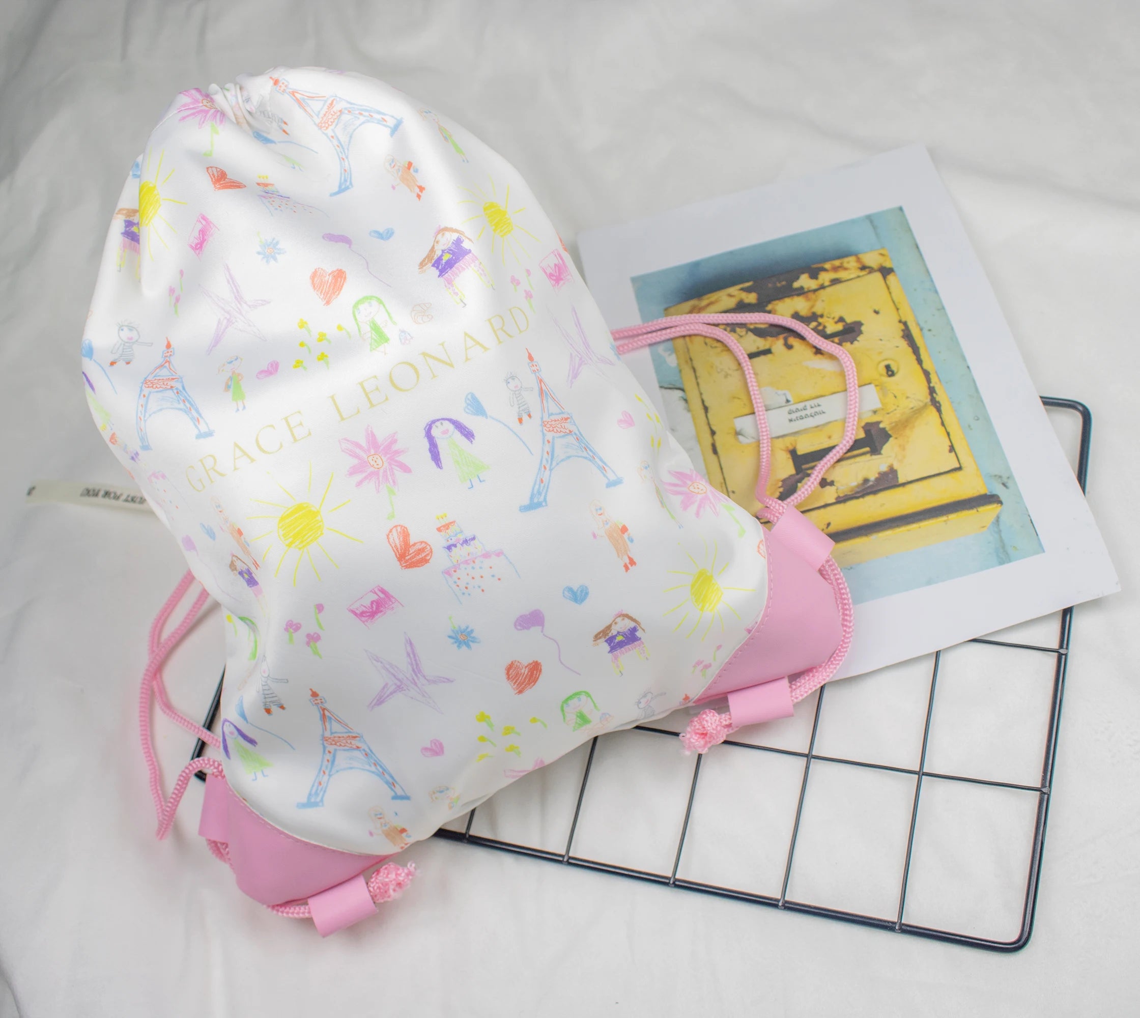 Custom Fashion Eco-Friendly Reusable Cotton Canvas Drawstring Backpack & Gym Sack Customized Color/Size/Design Logo-Gift Bag