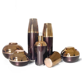 30g 120g 50ml 80ml 120ml Round Double Wall Luxury Skin Care Cosmetic Facial Cream Jar Container Packaging Acrylic Bottle Set