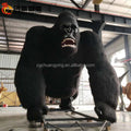 H=4m Large Real-Size Animatronic Artificial Gorilla Models Silicone Material Simulated Animals Model for Theme Park MegaBDM
