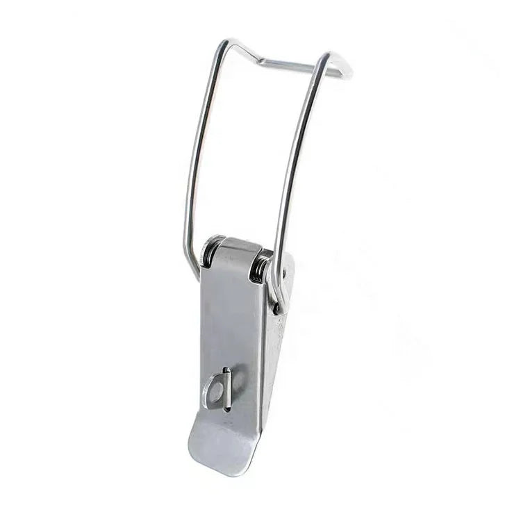 Good Selling J112 Iron Kitchen Box Toolbox Toggle Draw Latch Spring Loaded 40KG Capacity Carton Box Bag Nickel Plated