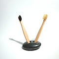 DIY Hot Sale Factory Direct Gemstone Bathroom Pebble Stone Toothbrush Holder Set Nephriye Rock Folk Crafts