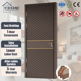 China Wholesale Bedroom Wooden Door Designs Modern Bedroom Bathroom Wooden Entrance Doors Pre-finished Interior Solid Doors