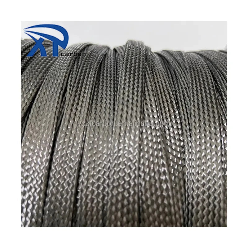 New Product 12mm Protective Self Wrap Carbon Fiber Braided Barrel Sleeve Steel Piping As